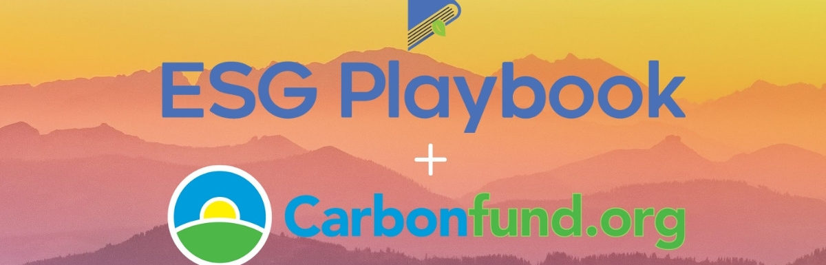 ESG Playbook & Carbonfund.org Partner to Help Companies Offset Carbon