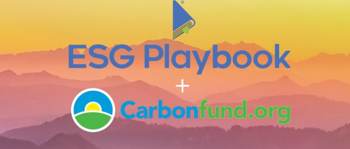 ESG Playbook & Carbonfund.org Partner to Help Companies Offset Carbon